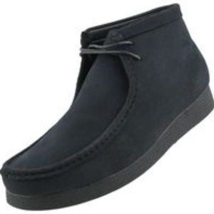 Amali Men's High Top Desert Chukka Boots Lace Up Moc Toe Suede Casual Shoes